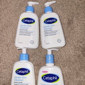 Cetaphil Gentle Skin Cleanser 8fl oz (4) Bottles Total New Unopened